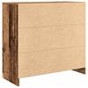 Sideboard with Drawer Rustic Wood Look 80 x 34 x 76 cm Engineered Wood