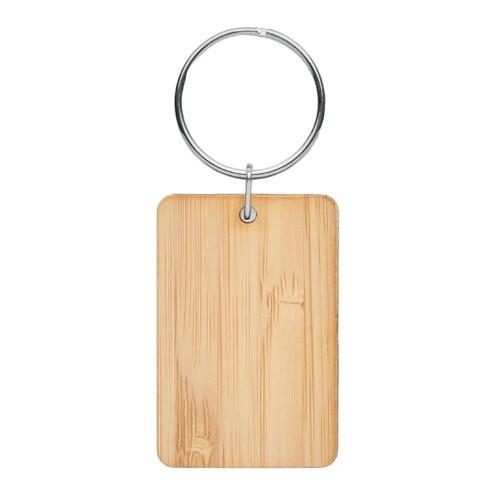 MidOcean Angleboo Rectangular Bamboo Keyring
