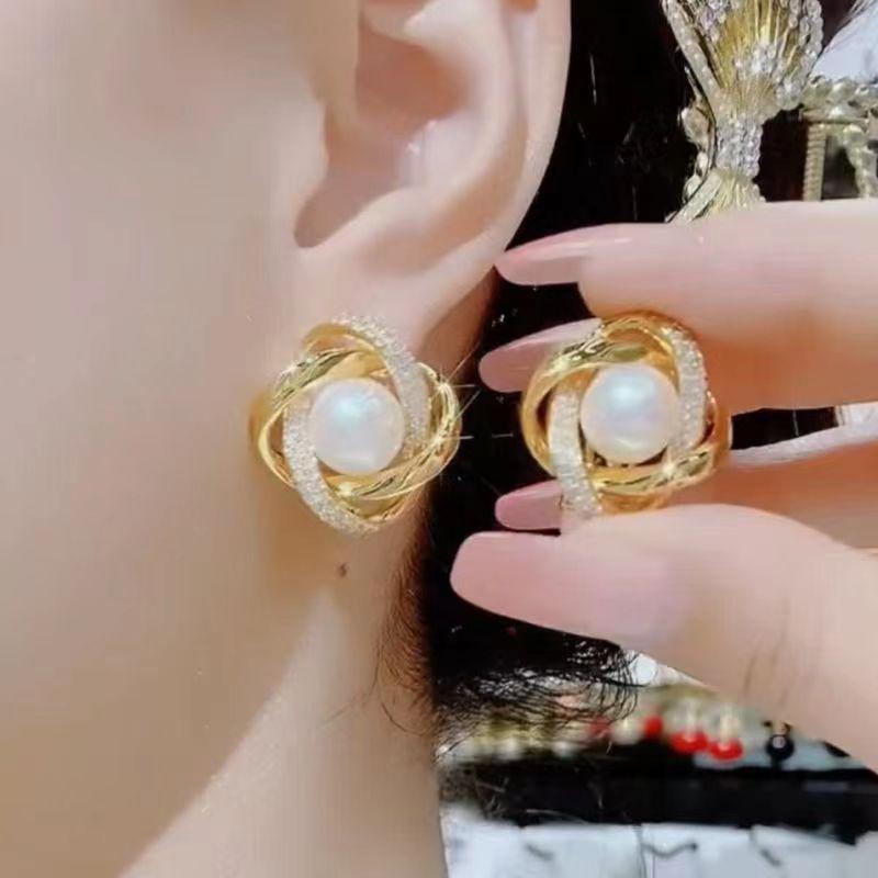 New Exquisite Luxury Zircon Flower Tassel Earrings For Women Personality Fashion Earrings Wedding Party Jewelry Christmas Gifts
