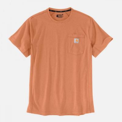 carhartt 104616  Force Pocket Short Sleeve Tee Dusty Orange 93669 93669