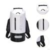 Dry Bag 10L Comfortable Sturdy W Clear Compartment Float Backpack Waterproof for Camping Fishing
