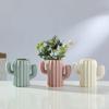 Europejski Plastikowy Wazon Dekoracja Domu Imitacja Ceramiki Wazon Kaktus Doniczka Dekoracja Ślubna Nietłukący Kreatywny Pojemnik na Długopisy