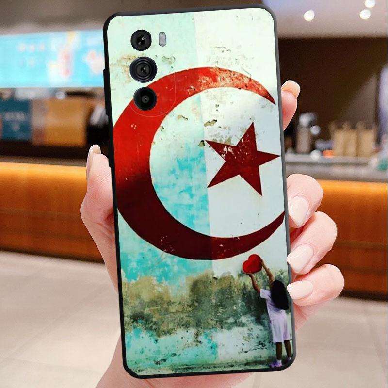 Phone Case For Motorola Edge 50 40 Pro 60 50 40 30 Ultra Neo Fusion Moto G85 G72 G53 G54 G84 G13 G32 Algeria Flag