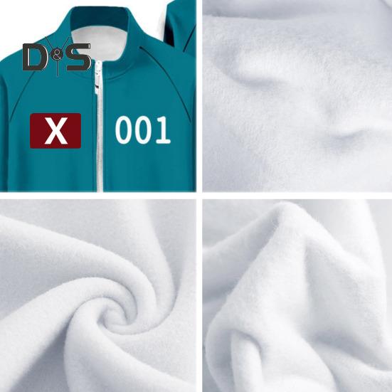 Men Cosplay Suit Set Long Sleeves Sport Sweatshirt Drawstring Elastic Waist Trousers Set Cosplay Carnival Costume Party Props