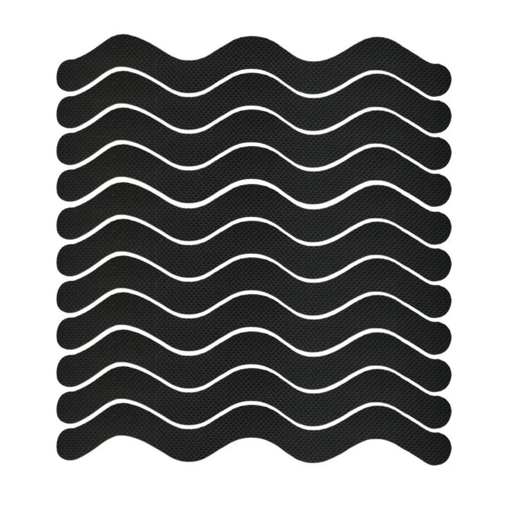 6PCS/12PCS/24PCS Package Strip Anti-slip Stickers Wavy Transparent Bath Tape Sticker Mats Waterproof Stickers Floor  Strips