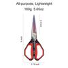 LIVINGO Kitchen Scissors 228mm Forged Stainless Steel Serrated Blade Soft Grip
