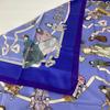 HERMES Carre90 Doll HELLO DOLLY Hello Dolly  Scarf silk purple