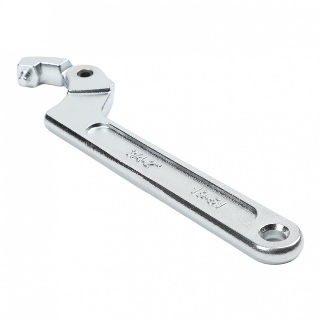 Adjustable Hook Spanner Wrench for Motorcycle Shocks with Non Slip Grip Handle