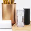 40g Transparent Round Shape Bottom Filling Stick Deodorant Container Travel Clear Reusable Deodorant Tube For Home Sub-bottling