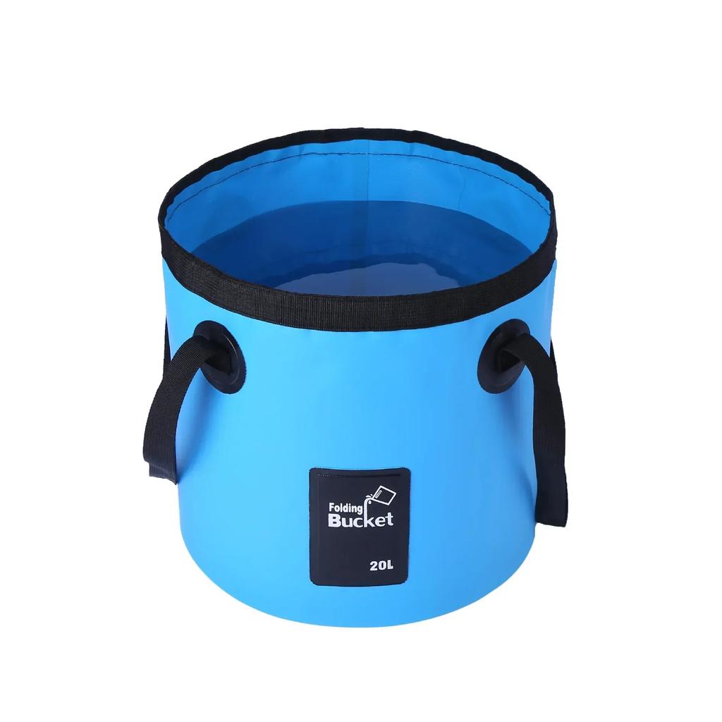 12L Portable Foldable Water Bucket Fishing Bucket Folding Water Container for Travelling Camping Hiking Fishing Washing