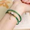 Girls National Style Chinese Style Jewelry  Stone Bracelet Antique Bracelet Women Bangles
