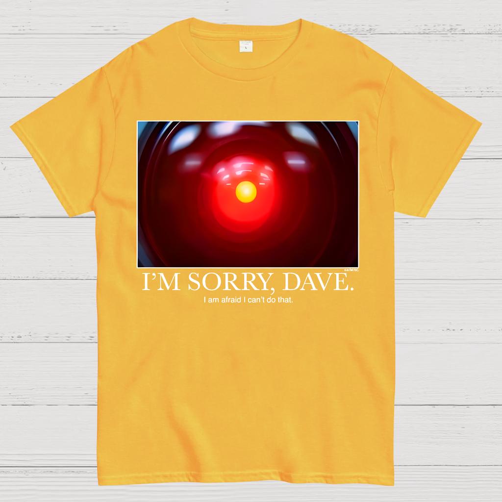 I'm Sorry Dave. I'm Afraid I Can't Do That Cotton Summer Casual Cool Loose T-Shirt