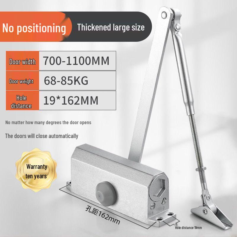 Hydraulic Silent Fire Door Closer - Push-Pull Main Door Buffer Unit