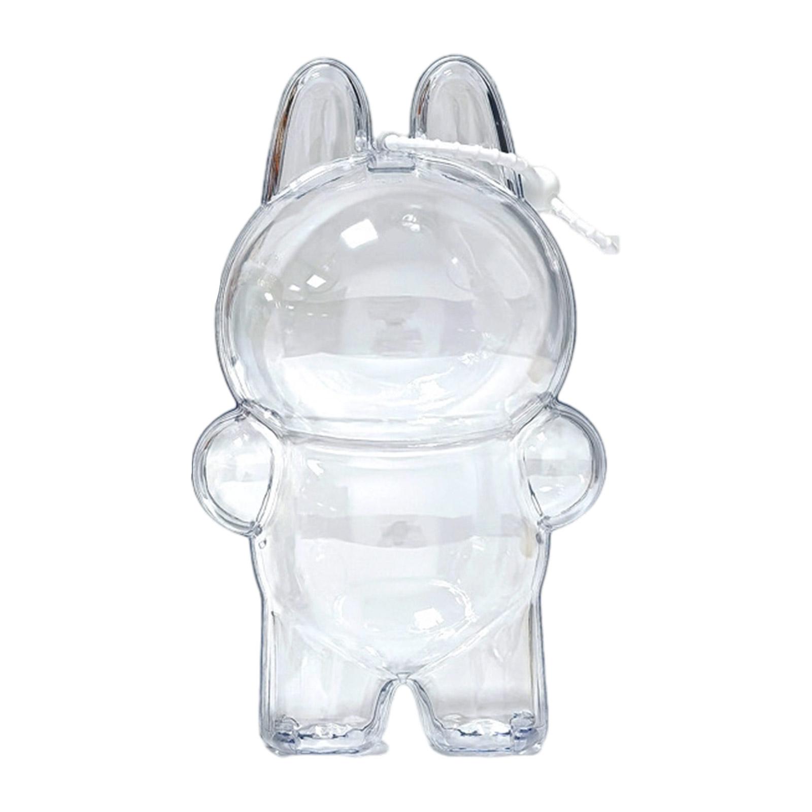 

3rd Gen Doll Display Case for LABUBU Figure Dolls with Hanging Hook Protective Case for Plush Keychain Pendant Dustproof 1