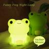 Dimmable Frog Night Light Soft Silicone Animal Night Light Bedside Lamp  Children Room