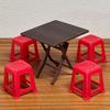 Mini Stool Dollhouse Folding Table Doll Furniture Dollhouse Small Chair  Home Decor