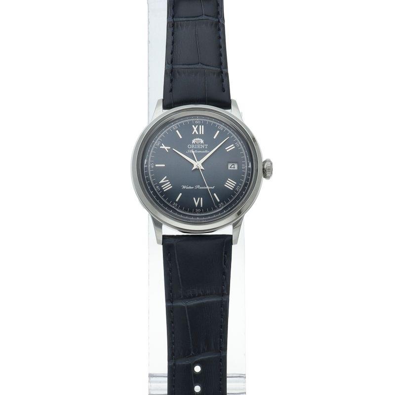 Used Orient Orient Bambino Watch 40.5mm RN-AC0024L Box Warranty SS/Leather Men's Watch Navy