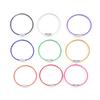 Stainless Steel Wire Keychain Keyring Circle Rope Cable Loop Screw Lock Gadget