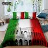 Home Living Luxury 3D Rome Italy Bedding Set Duvet Cover Pillowcase Kids Bedding Set Queen and King EUUSAUUK Size