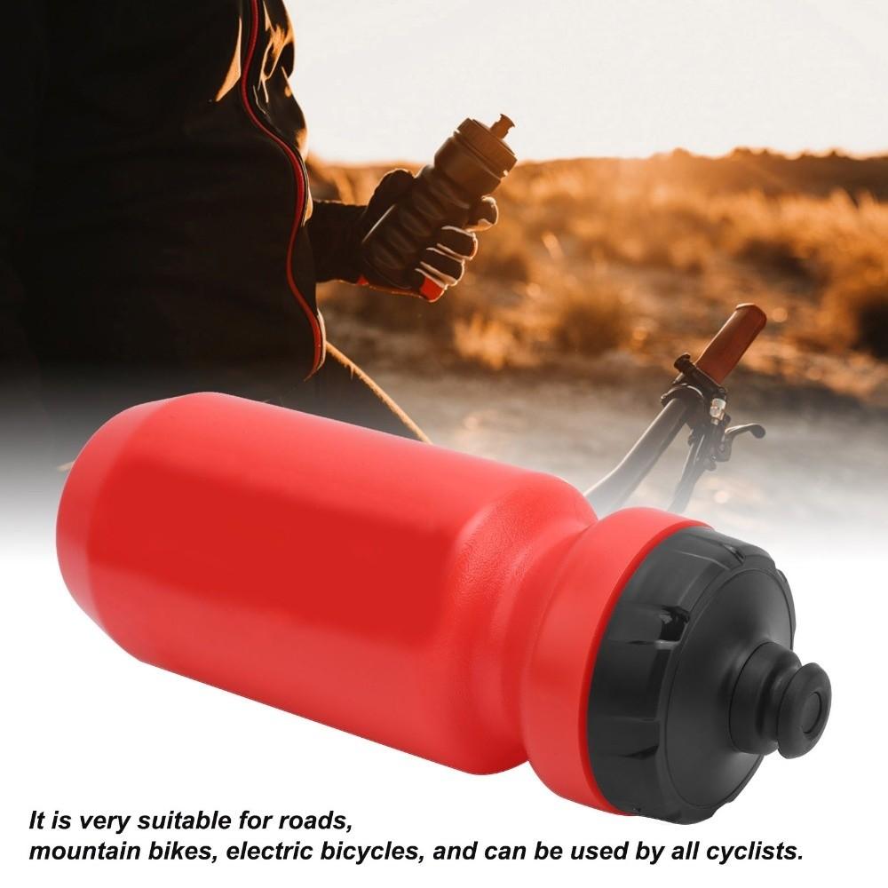 610ML Bike Water Bottle Nozzle Squeeze Fitness Water Bottle PP5 Leak-Proof Cycling Water Bottle for Mountain and Road Bikes