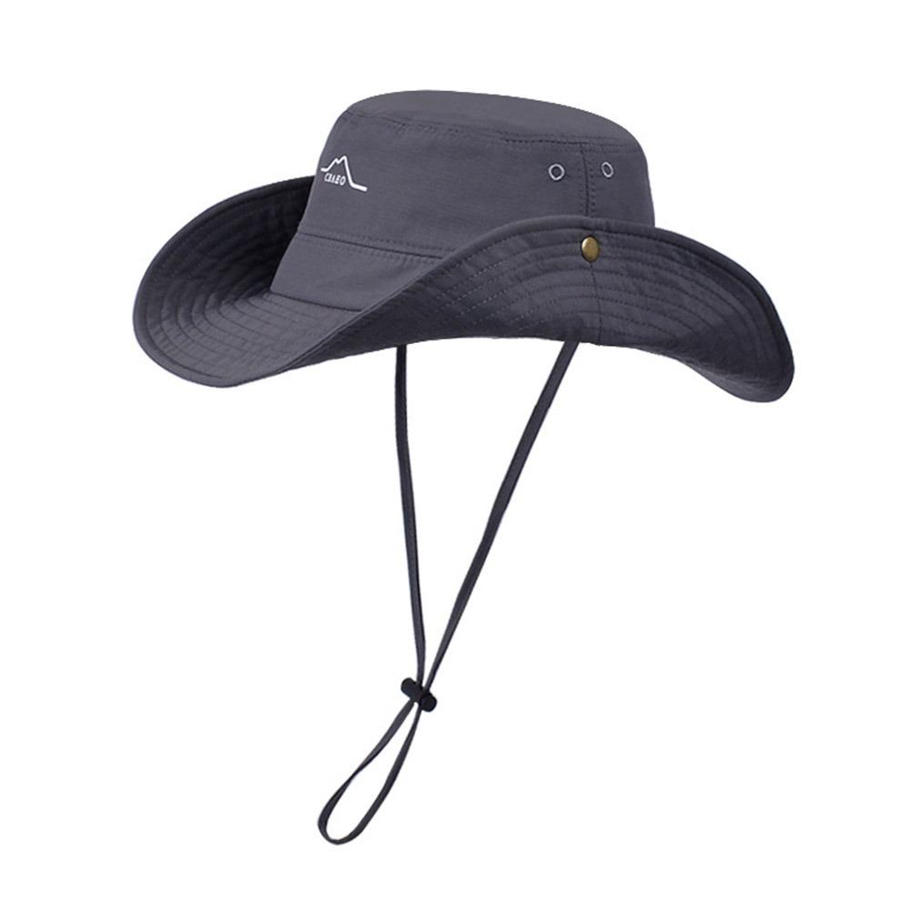 Waterproof Quick-drying Fishing Cap Wide Brim Bucket Hat Fashion Fisherman Hat  Hiking Climb