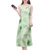 2026 Temperament Slimming Sleeveless Summer Camisole Dress with Print - Fashionable Long Skirt
