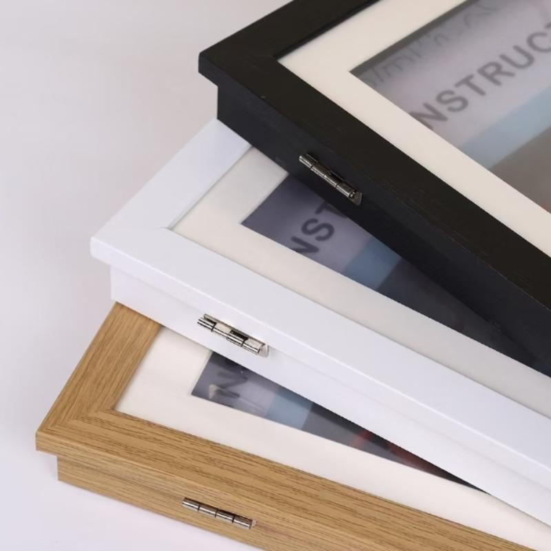 A4 Kinder Kunstrahmen Magnetische Vorderseite zum Öffnen Wechselbar Kinder Rahmen für Poster Po Zeichnung Malerei Bild Anzeige Heimdekoration