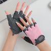 Men Women Summer Fitness Gloves, Anti-Callus Anti-Slip Yoga Cycling Thin Half-Finger Training Gloves