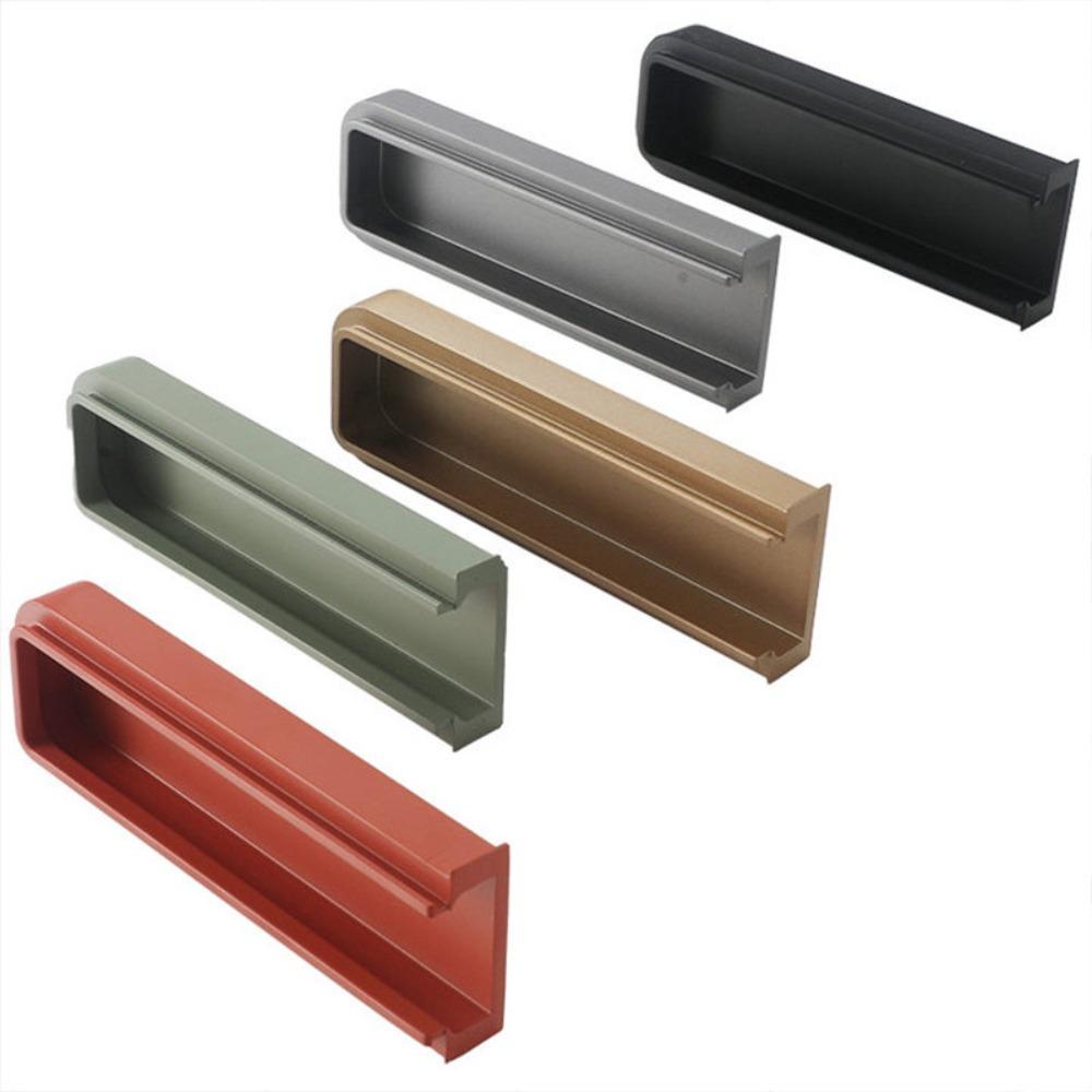 Nordic Recessed Cabinet Handle Aluminum Zinc Zinc Alloy Door Pulls Drawer Handle  Sliding Door