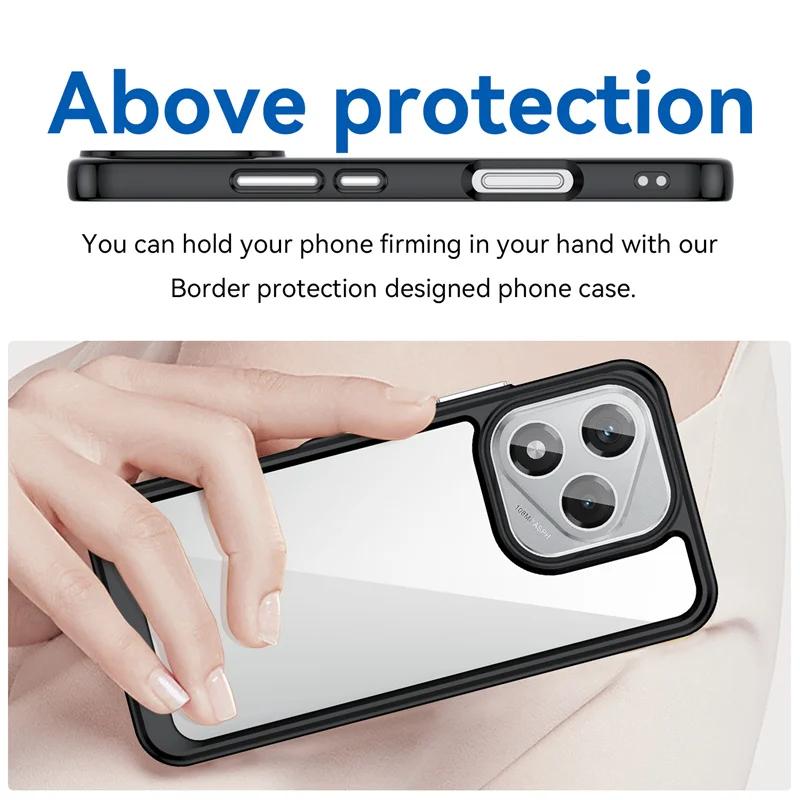 Transparent Colorful TPU Case for Honor 400 Lite 5G Protective Cover Clear Fundas Coque Capa