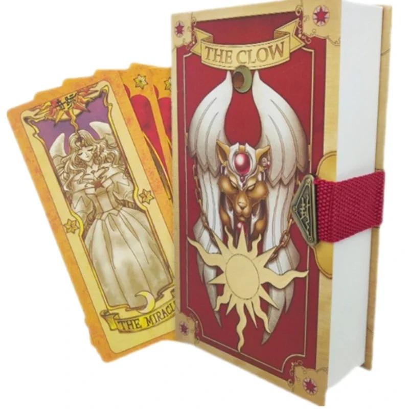 60Pcs/set Anime Captor Kinomoto Sakura Cosplay Tarot Card Board Game Props
