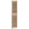 Cabinet Door Set 4 pcs Natural Finish 170 x 2.1 x 39.5 cm Solid Pine Wood