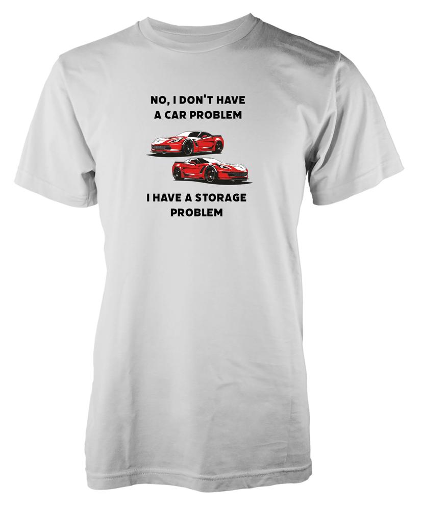 Free Personalisation Car Storage Problem Funny Cotton TShirt Adult Kids