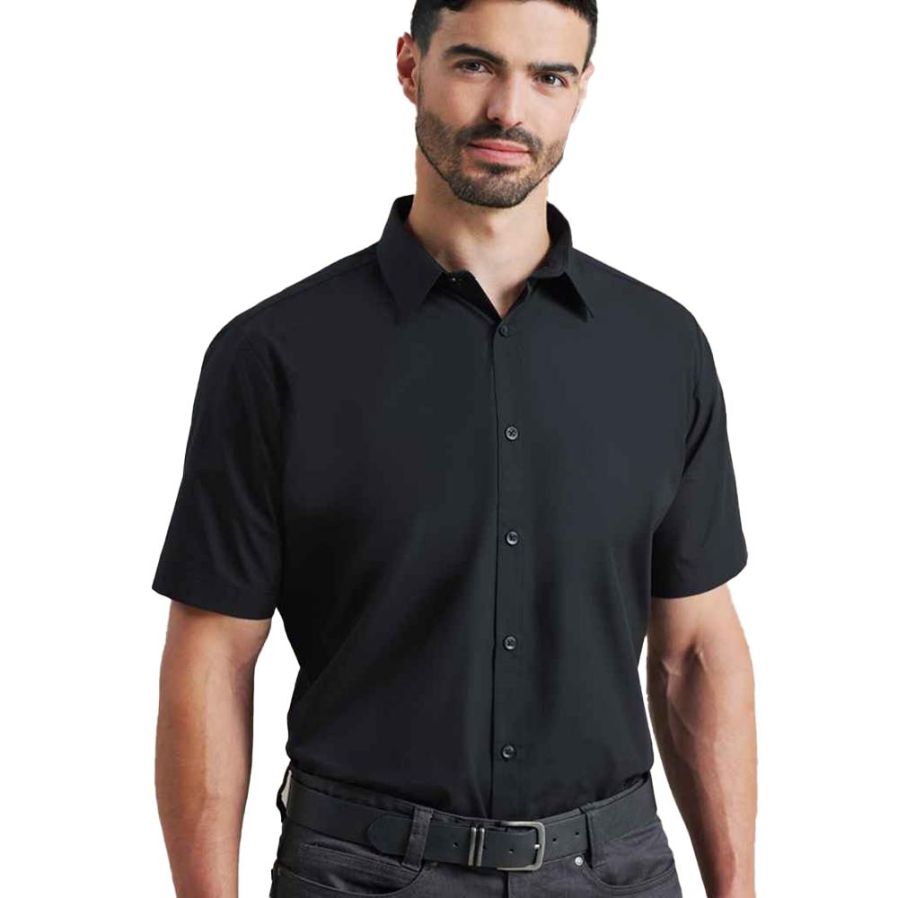 Premier Mens Supreme Heavy Poplin Short Sleeve Work Shirt