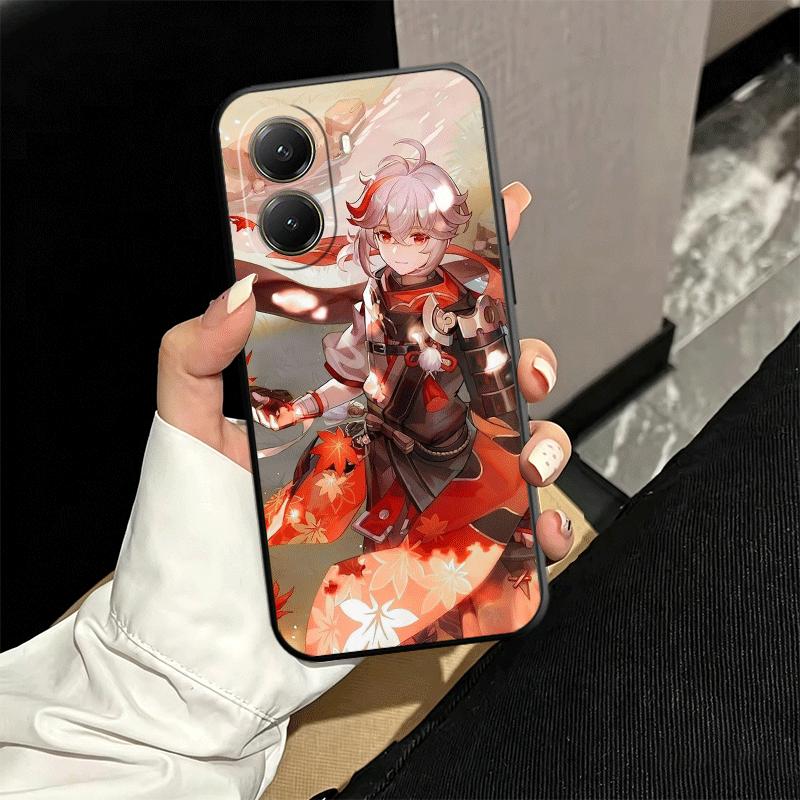 

Мягкий чехол для телефона Genshin Impact Казуха для Xiaomi Poco X5 X6 X7 X8 Pro Max X3 F7 F8 Ultra M8 M7 M6 M5 Redmi 15 15C 14C 13C 12C X4 Xiaomi Poco M8 Pro