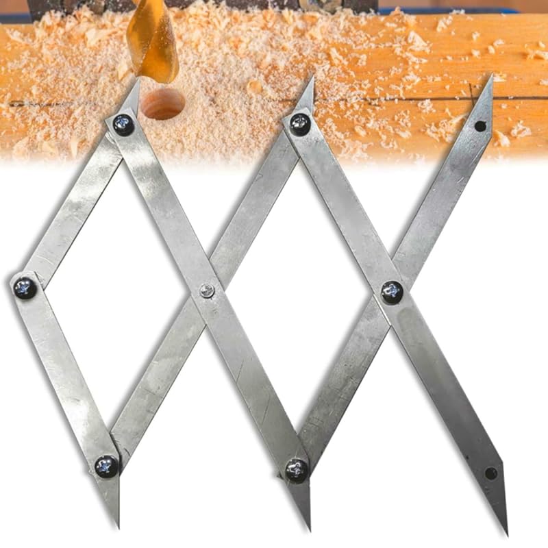 Picket Master Pro 3 Point Center Finder for Precise Measurements 2025 Upgrade Center Finder Tool Woodworking Center Finder Marking Tool Equidistant