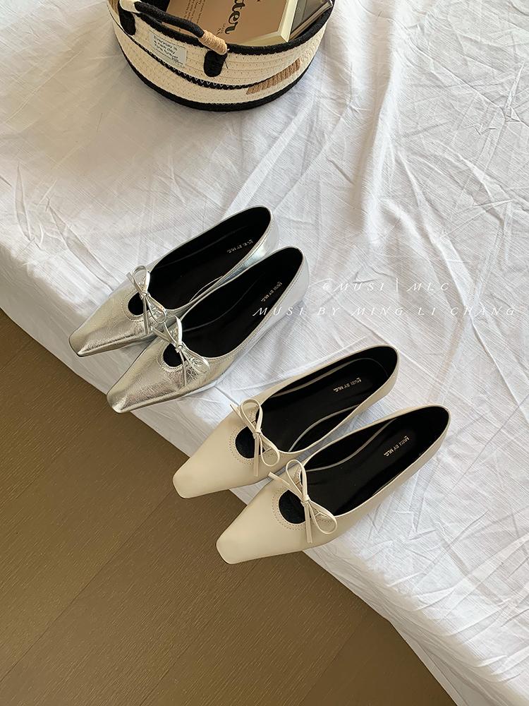 Fashion 2025 New Slip-On Outdoor Casual Comfort Basic Shoes On Heel Retro Mary Jane Daily Loafers Mules Women Roman Low Heel Ballet Shoe
