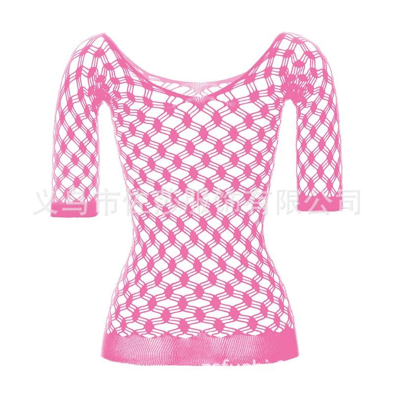 Sexy Lingerie Women's Transparent Hollow Stockings Tights Net Suit One-piece Open-gear Suspender Uniform