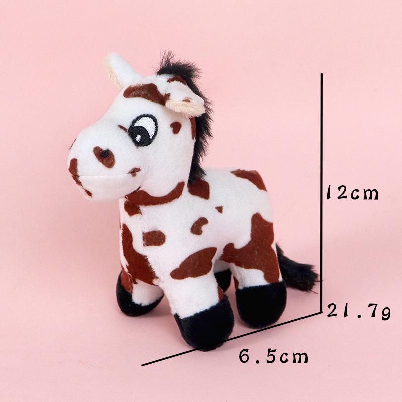 

Cute Cartoon Pony Plush Decoration Pendant Keychain Kawaii Pony Ornament Stuffed Doll Toys Backpack Pendant Accessories Gifts as the picture
