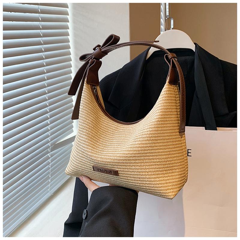 Retro Fabric Feminine Bag Niche Shoulder Bag Casual Patchwork Versatile Square Crossbody Bag  Trend New