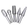5Pcs 1/4inch Rotating Handle Files Rasp Burrs Wood Work Grinding Carpentry Tool