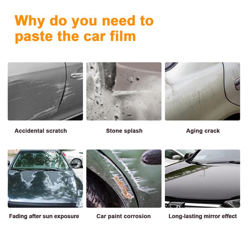 Lampe Avant Anti-Rayures Transparente pour HONDA CRV -2024 Phare de Voiture Extérieur TPU Pré-découpé Original Film Protecteur ppf