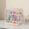 NEW Clear Display Case for Figures Mini Action  Collectibles Box Adjustable Doll Showcase Organizer  Storage