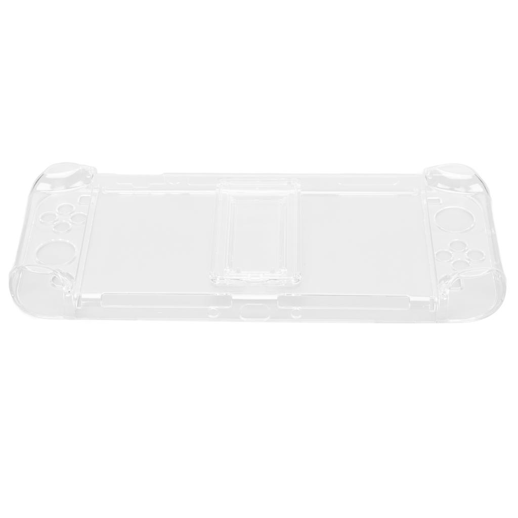 Ochranný kryt pre hernú konzolu Priehľadný PC obal na ovládač s nastaviteľným stojanom pre Switch OLED