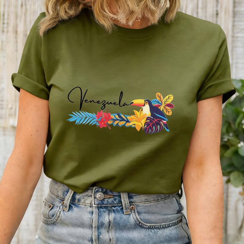 

Toucan Chamo Chama T Venezuelan Gift Franela Tropical Unisex Shirt High Quality Cotton Regular Short Sleeve Graphic Tshirts S