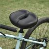 Large Noseless Saddle Multi-layer Thickened Shock-absorbing The Middle Part of the Saddle Is Hollow To Improve Air Circulation