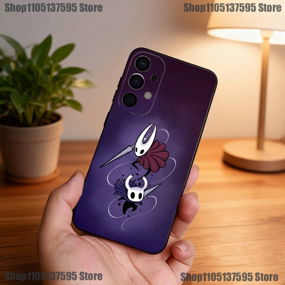 H-Hollow Knight Silksong Phone Case For Samsung S25,S24,S21,S22,S23,S30,Ultra,S20,Plus,Fe,Lite,5G Black Cover