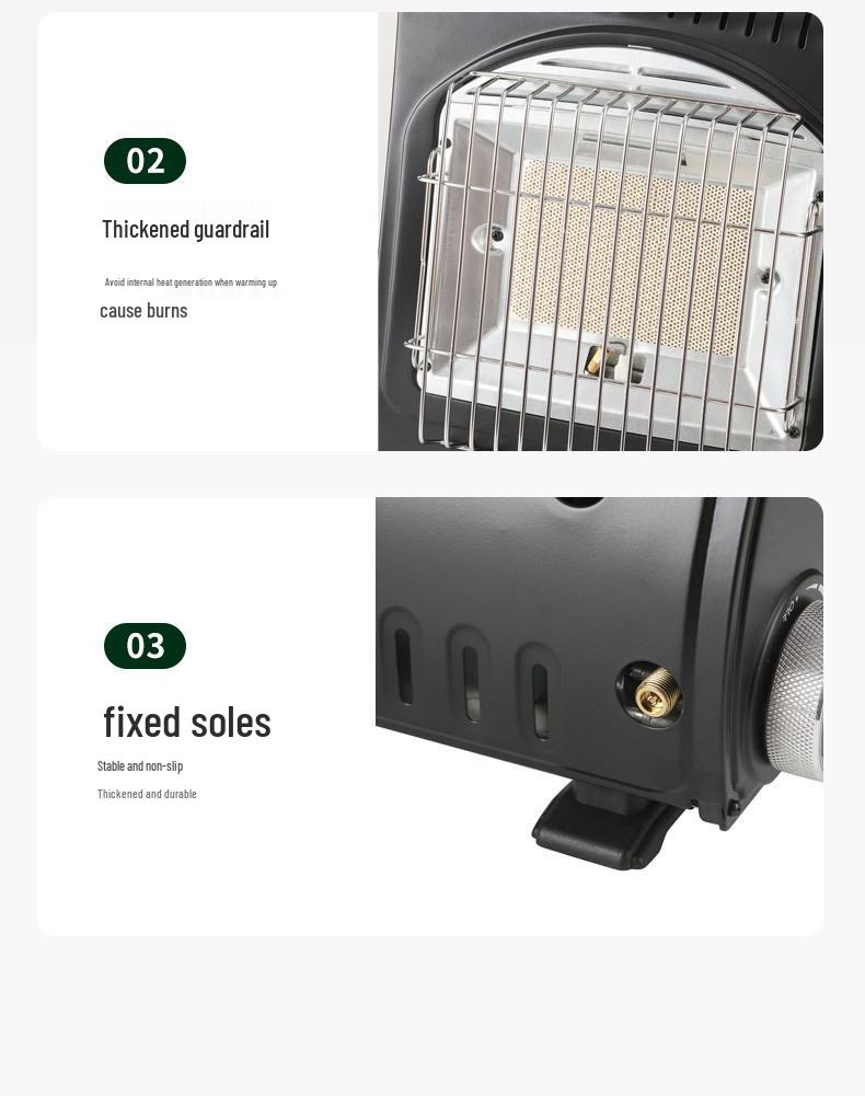 Portable Gas Cassette Heater for Camping Tents