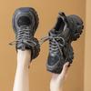 Comfortable Mesh Platform Sneakers Women Novelty Sewing Lace-up Casual Derby Shoes Light Non-slip Outdoor Sneaker Tenis De Mujer