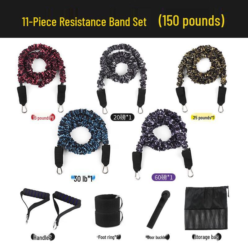 WEZHO 150lb Resistance Band Set